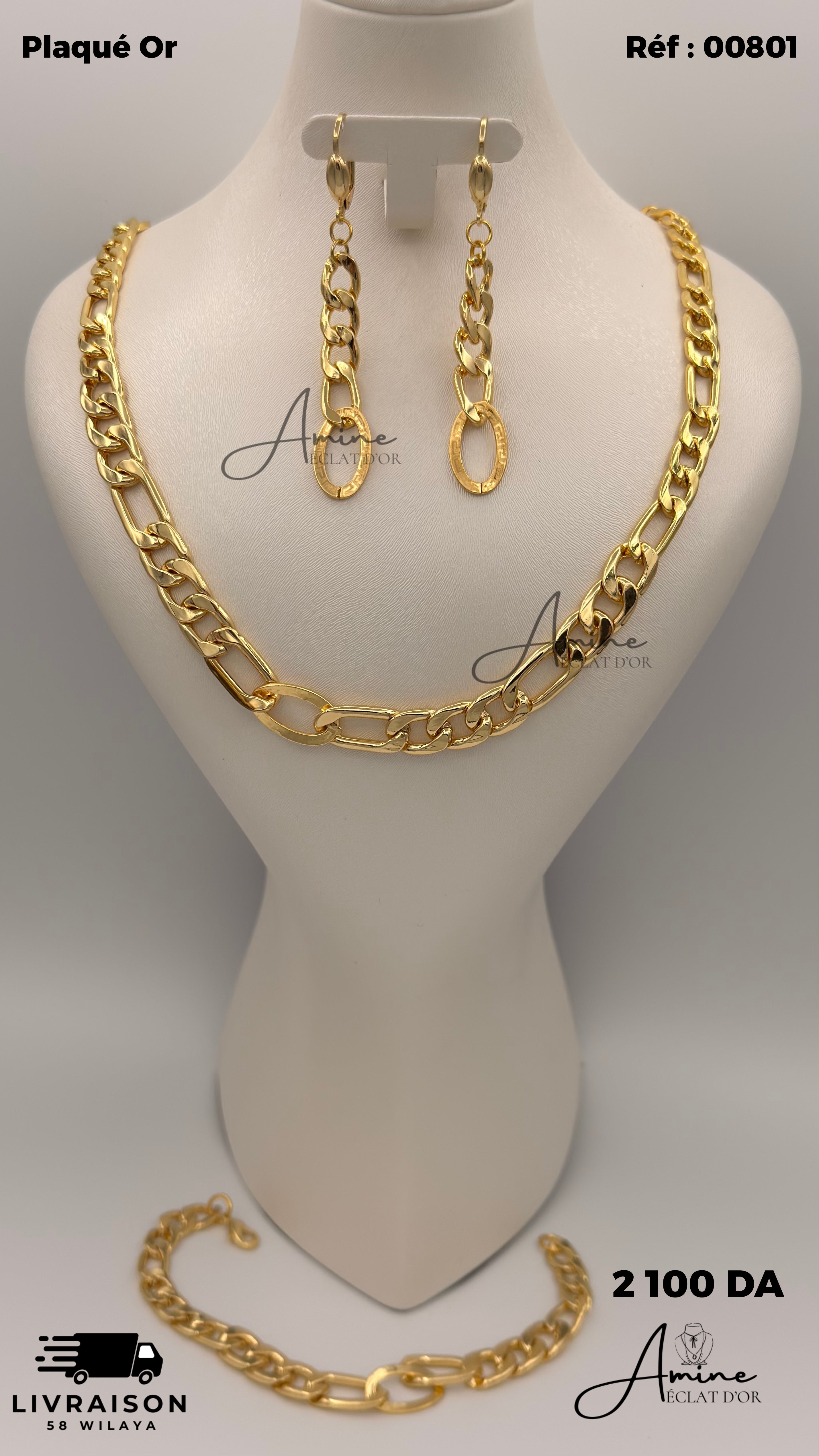 Collier Cartier en Plaqué Or | Ref: 00801