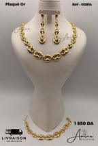 Parure Grand Café en Plaqué Or | Ref: 00814