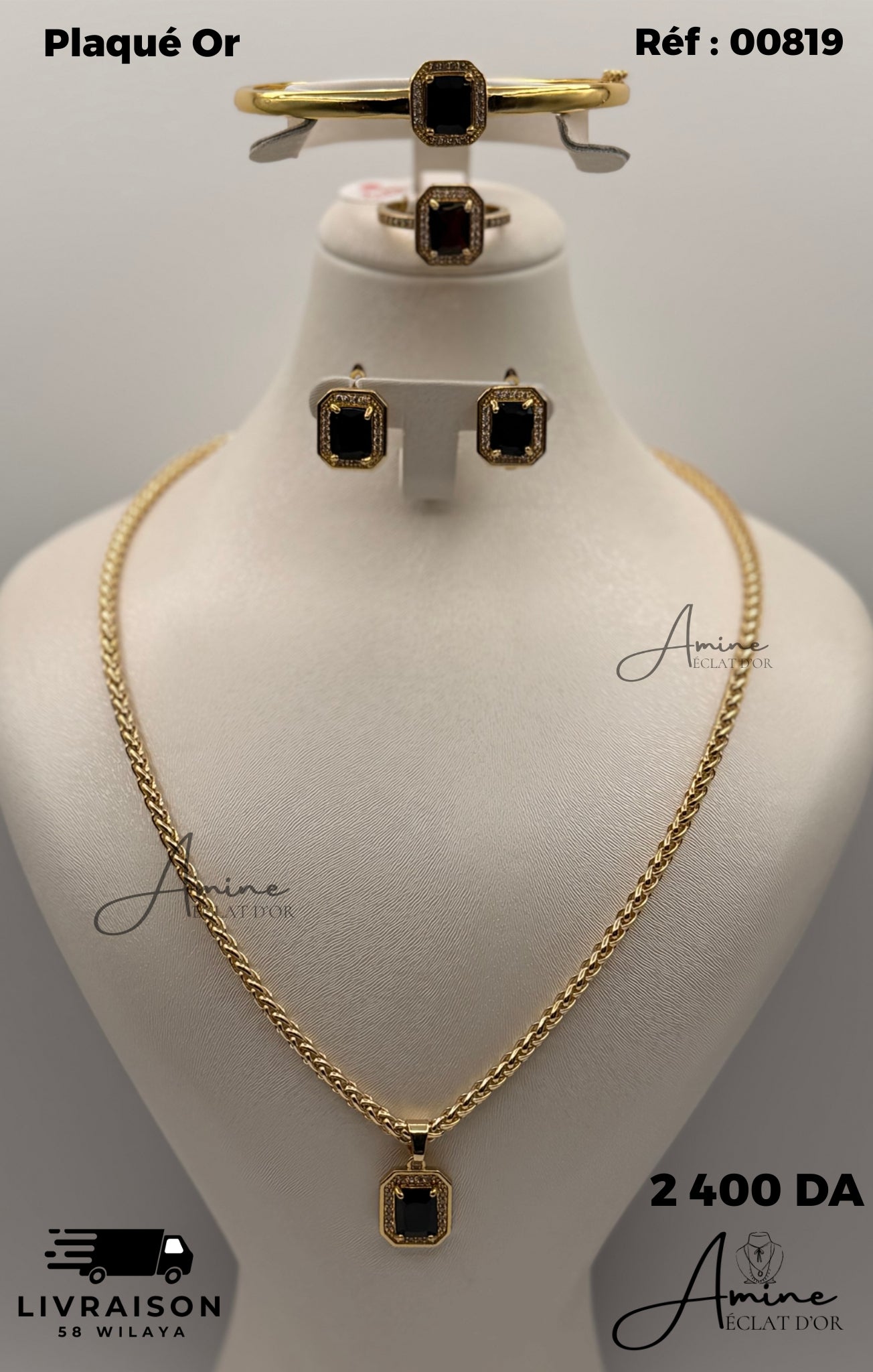 Parure en Plaqué Or | Ref: 00819