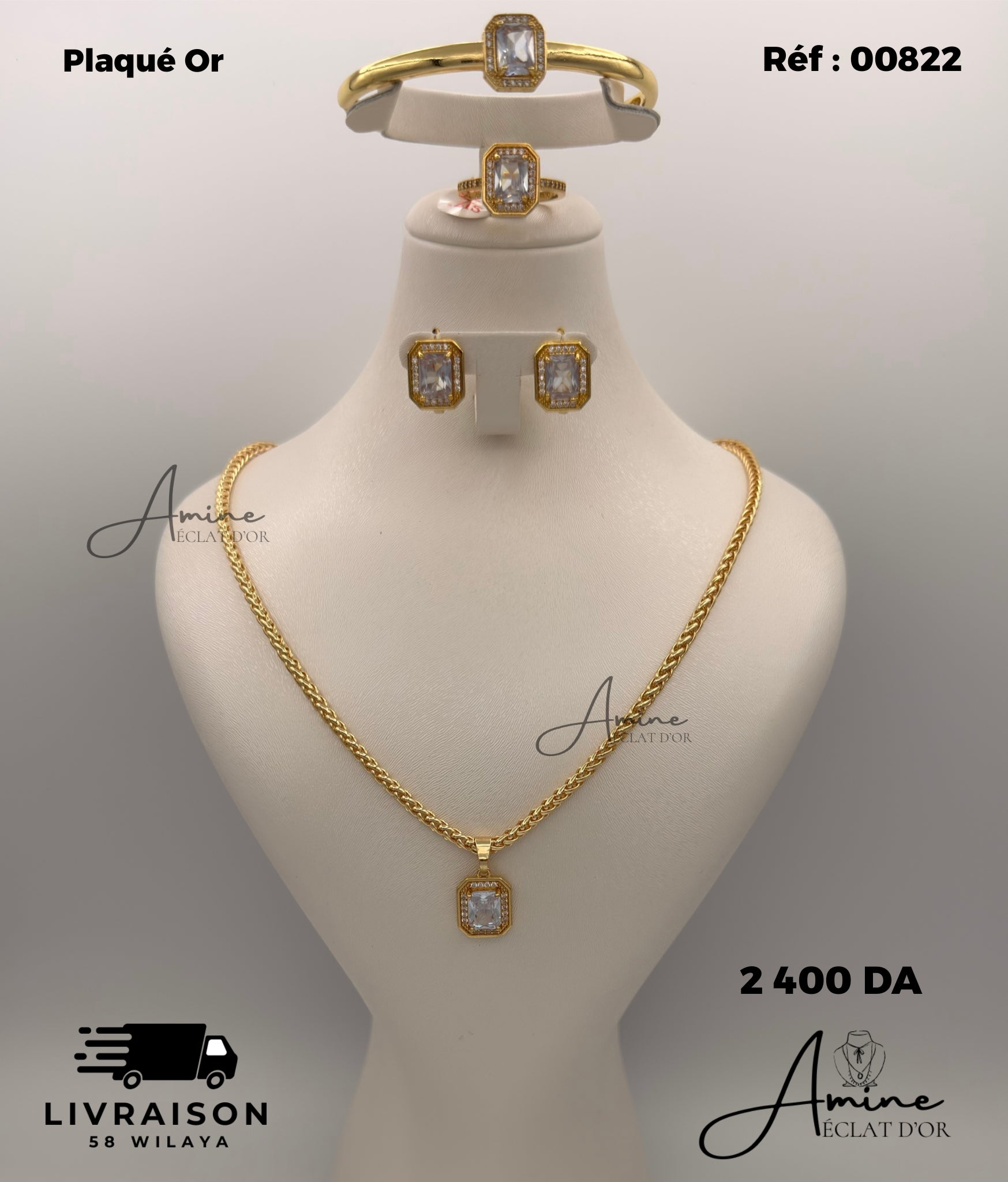 Parure en Plaqué Or | Ref: 00822