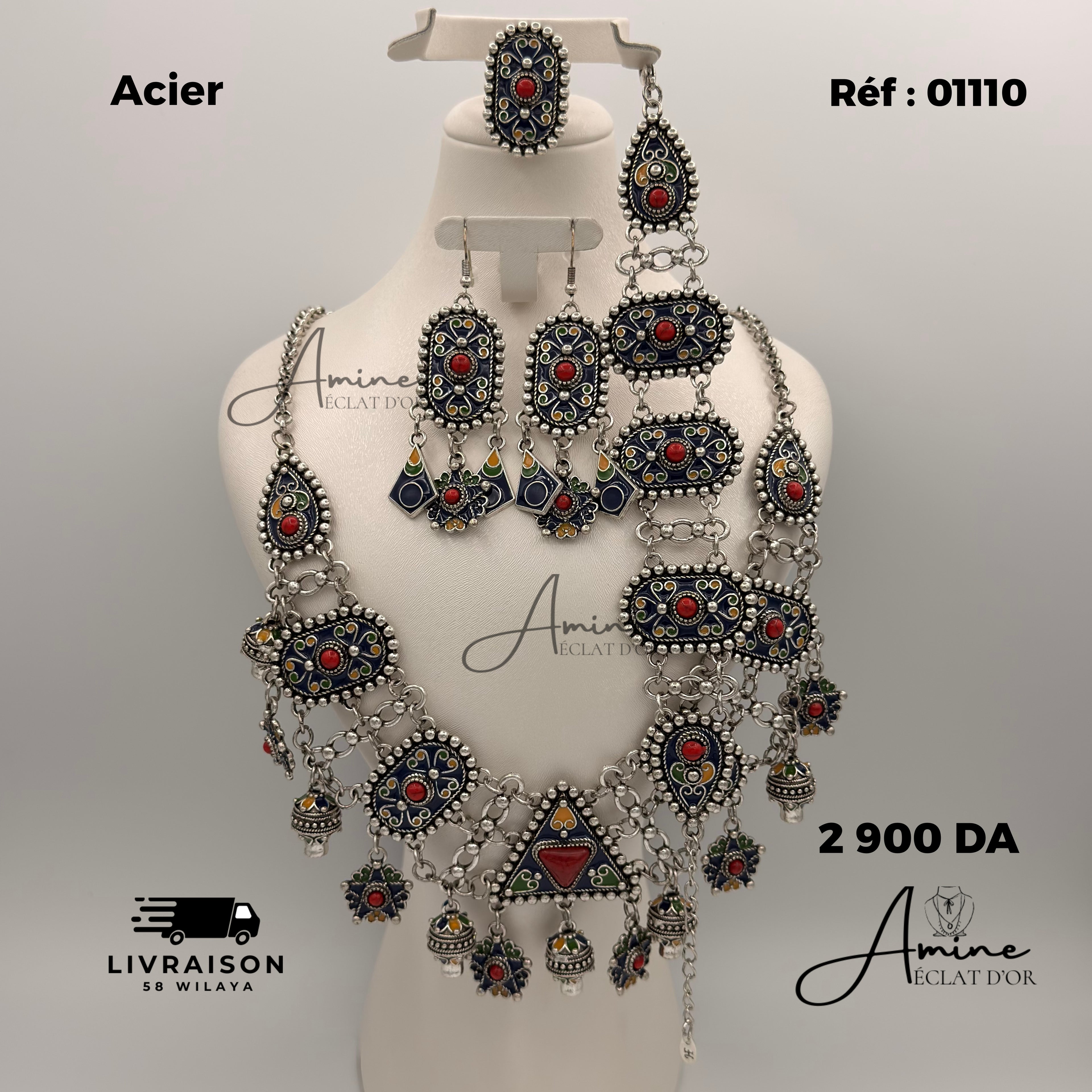 Parure Kabyle en acier inoxydable