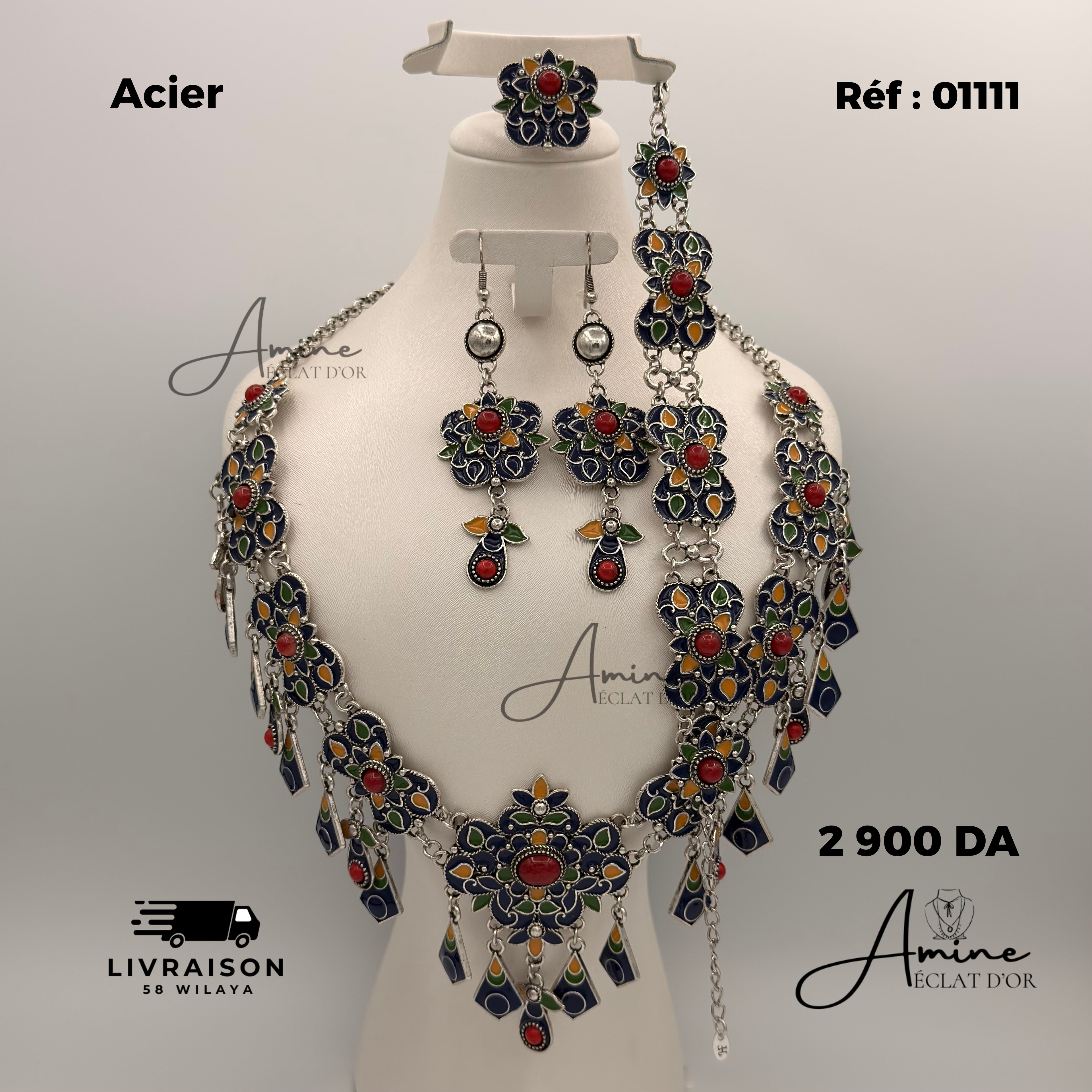 Parure Kabyle en acier inoxydable