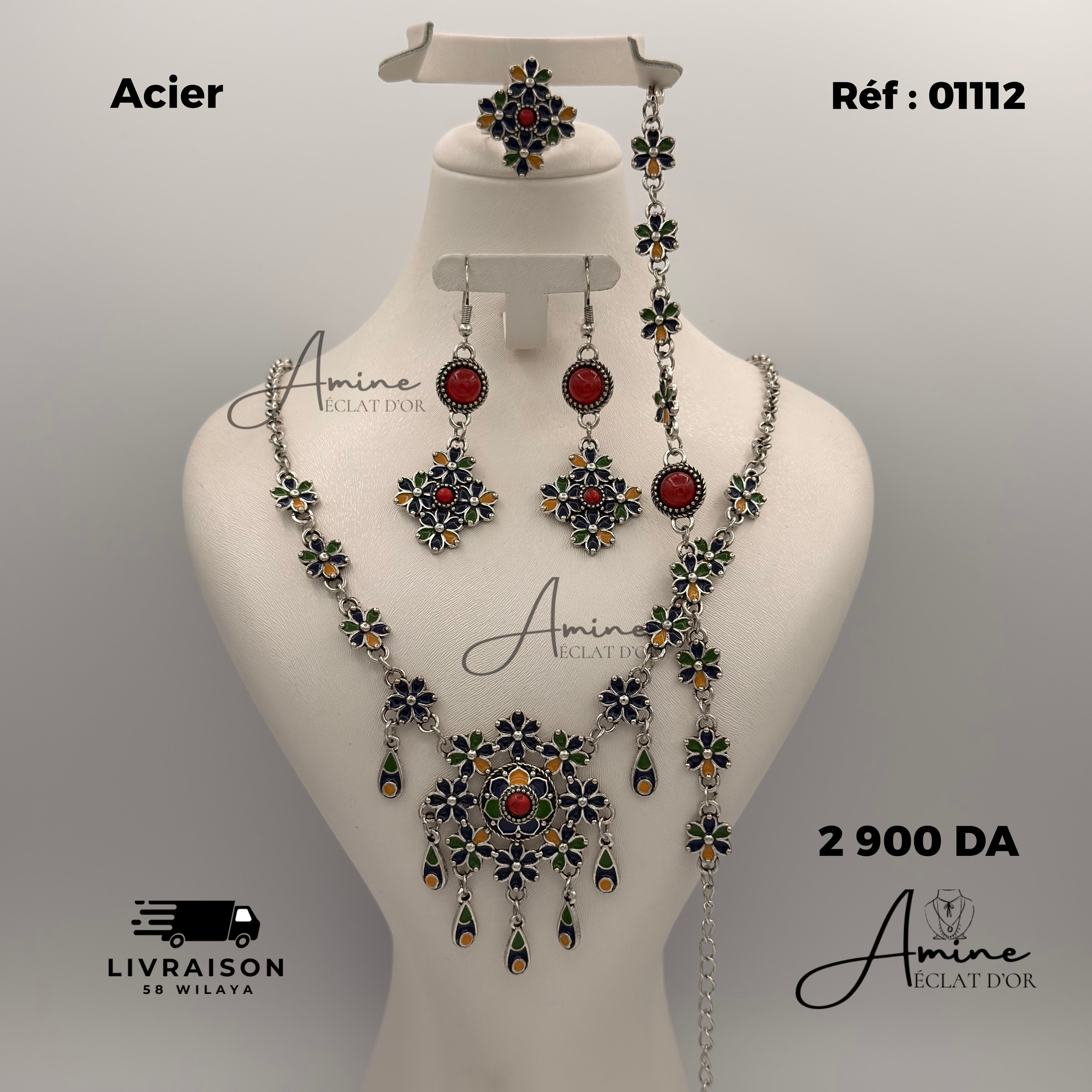 Parure Kabyle en acier inoxydable