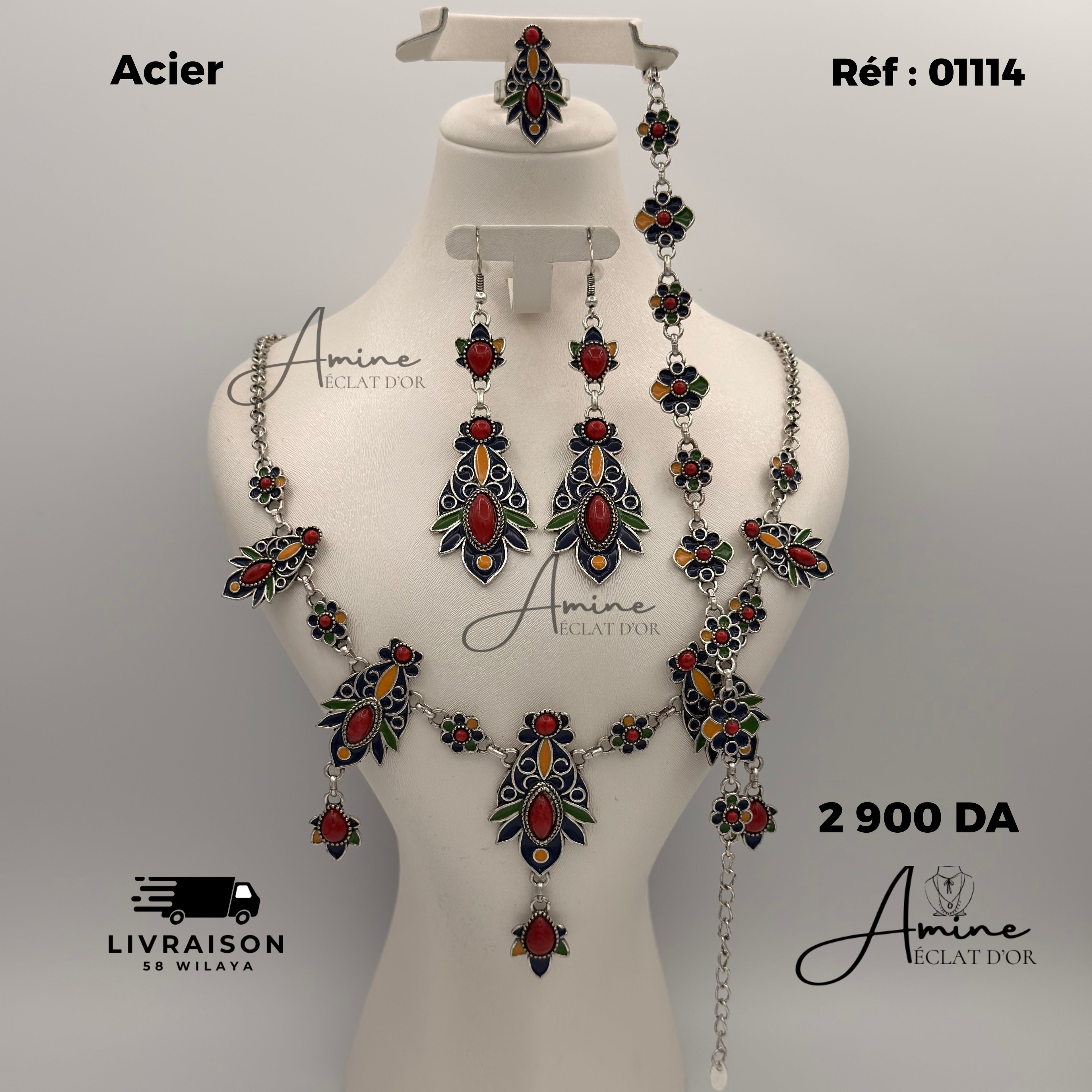 Parure Kabyle en acier inoxydable