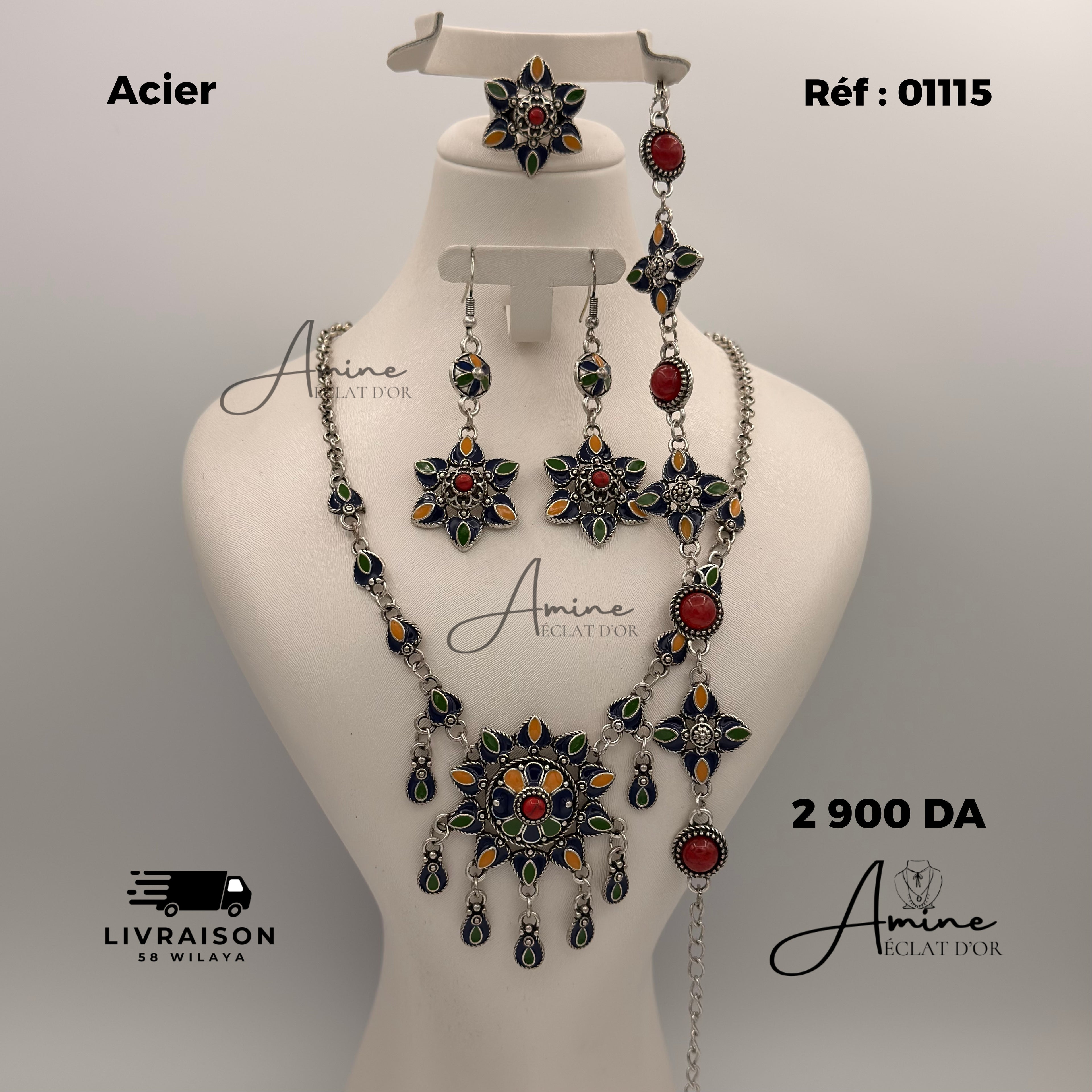 Parure Kabyle en acier inoxydable