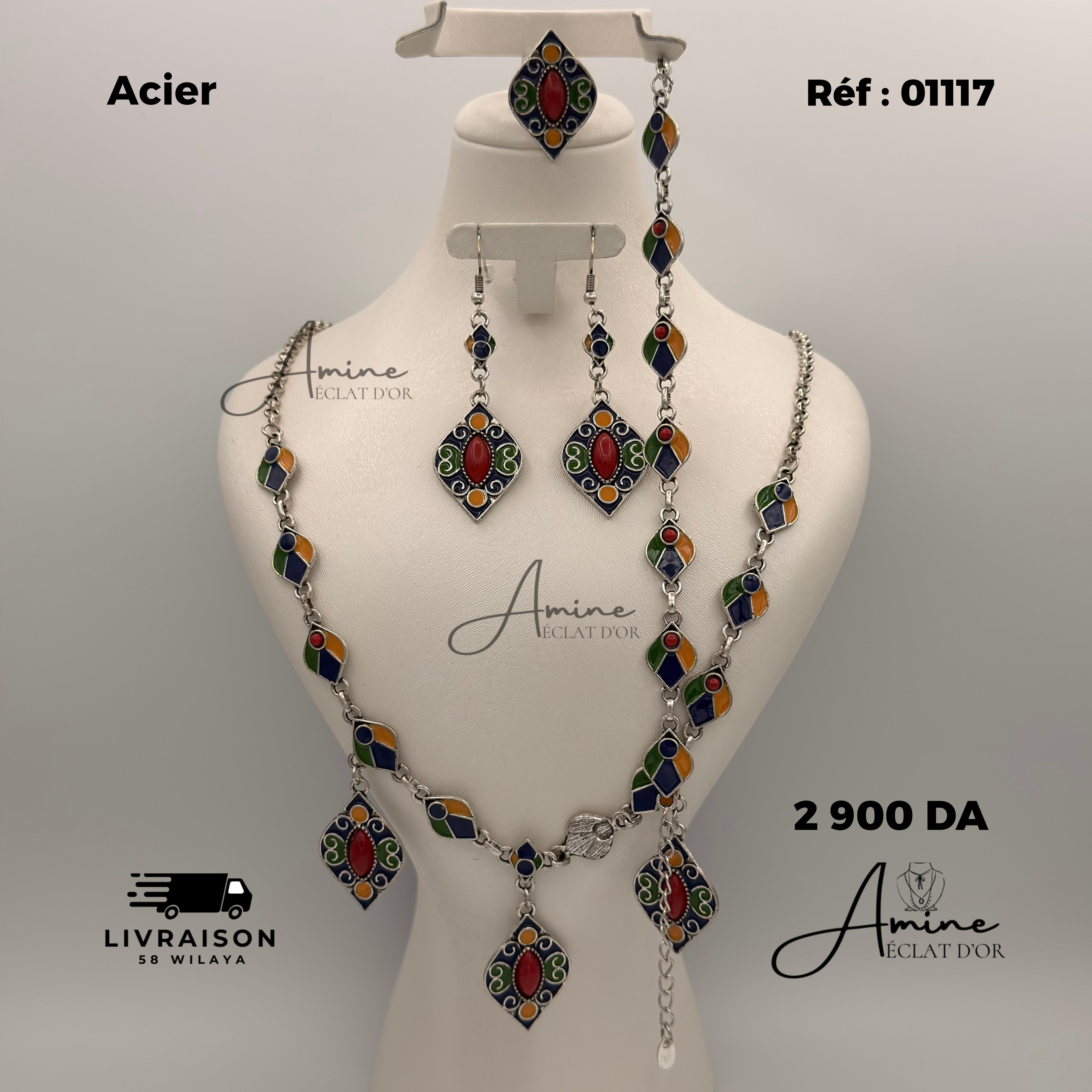 Parure Kabyle en acier inoxydable