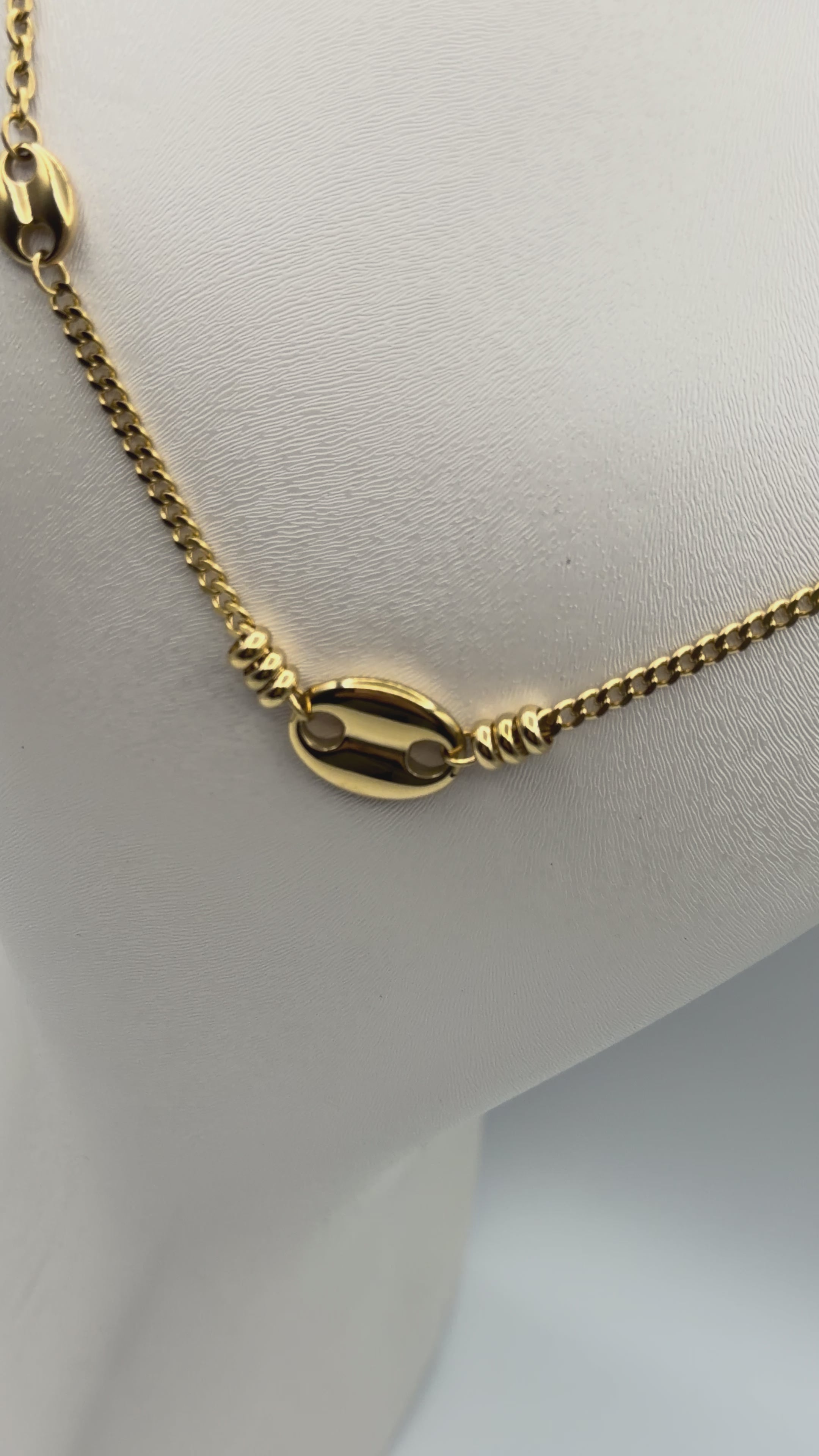 Collier Grand Café en Acier | Ref: 00127