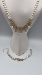 Parure Perles en Plaqué Or Doré | Ref: 00813