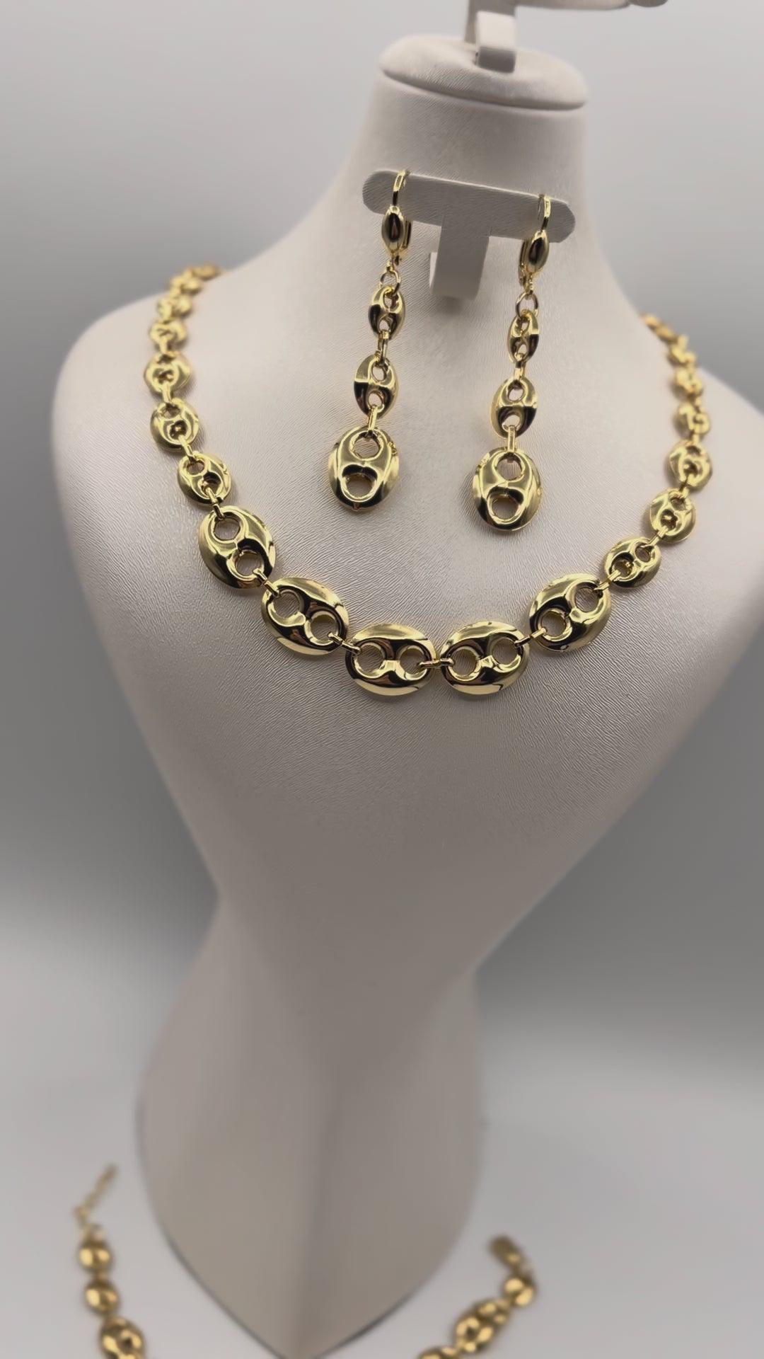 Parure Grand Café en Plaqué Or | Ref: 00814